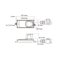 Weerstandsbox LED Smart Load 12V 13P 2,5mtr kabel