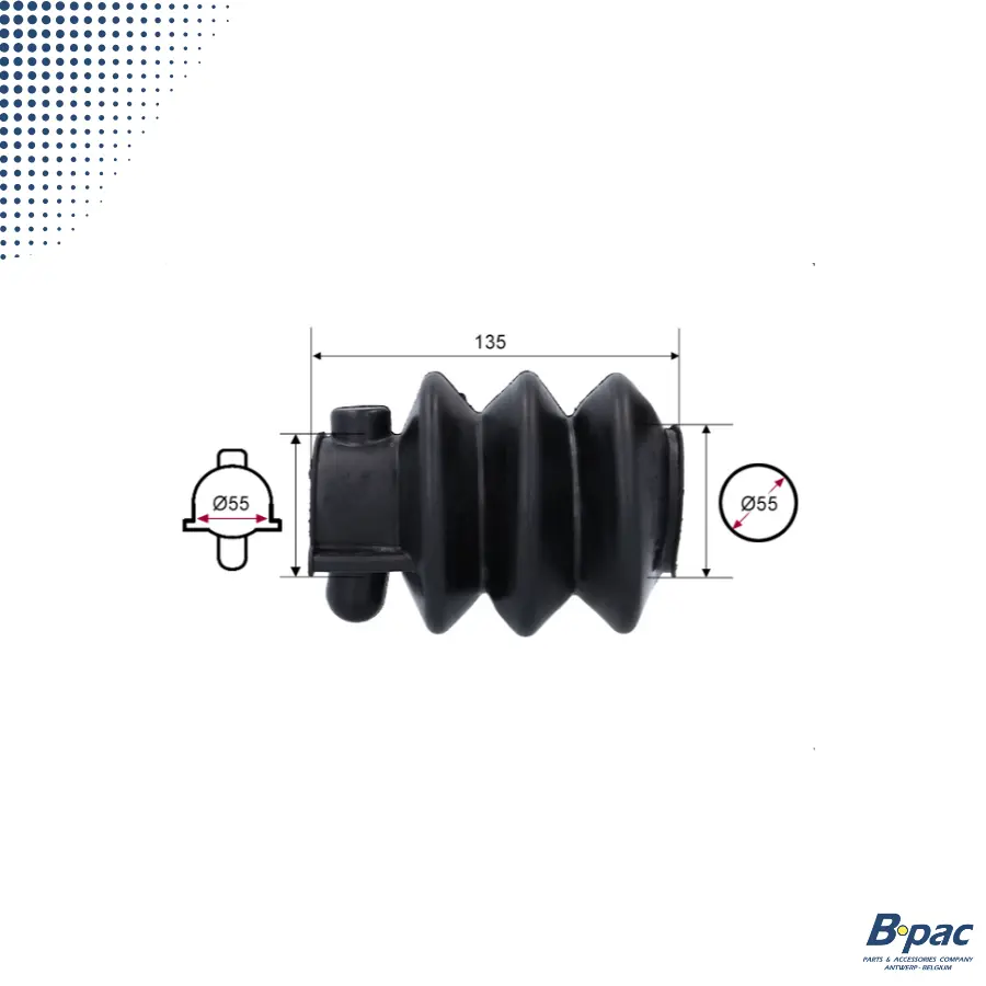 KNOTT Dust Cover KF/KR 7.5-20 with bolt Protection