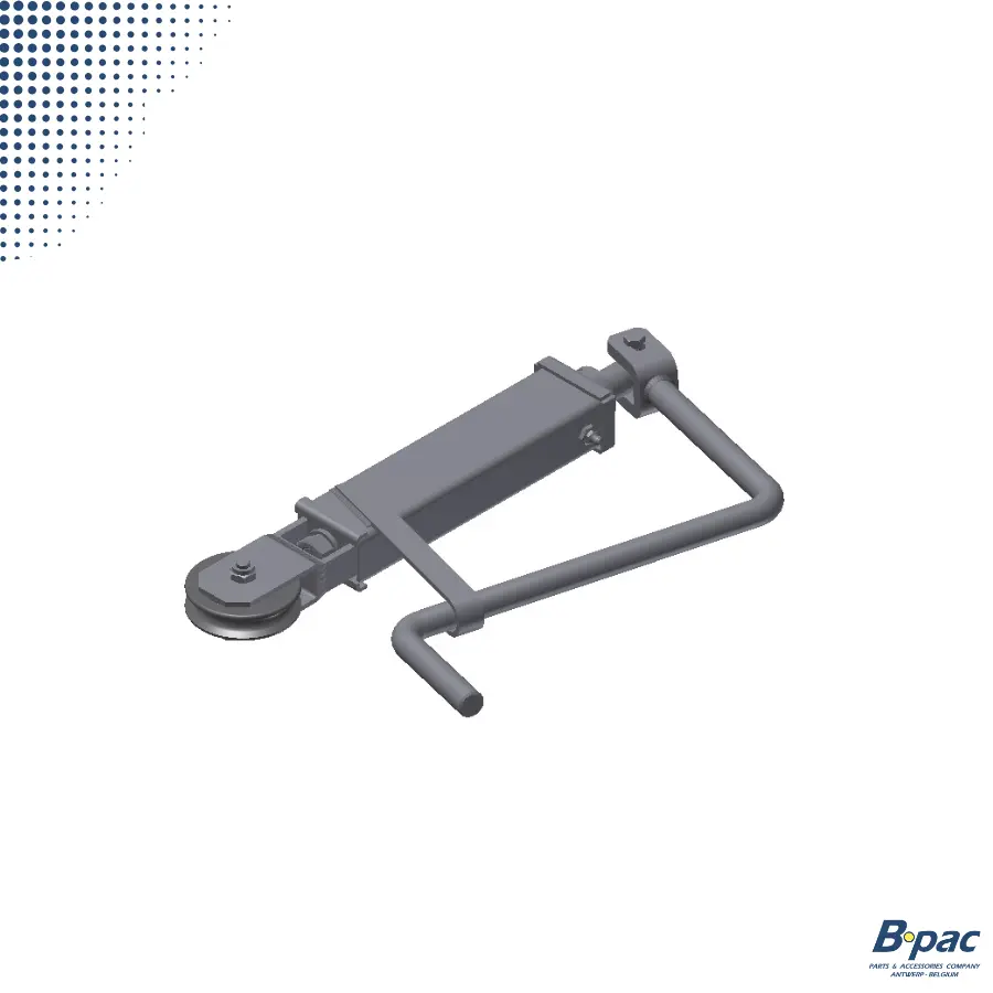 HANDBRAKE roller 80mm - lever 300mm