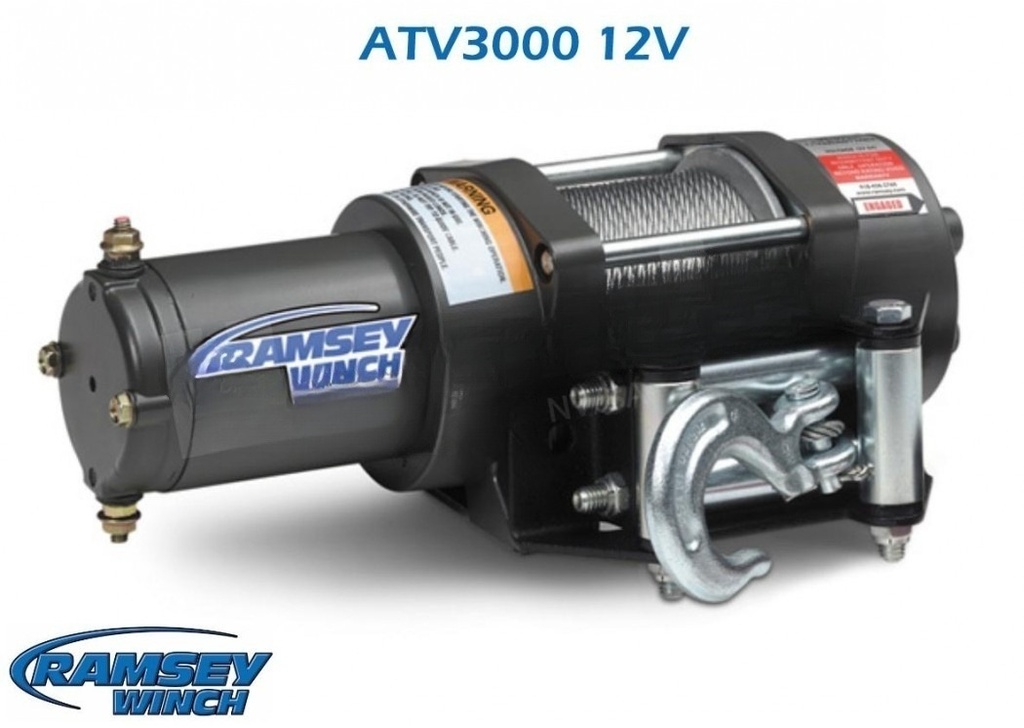RAMSEY WINCH - ATV 3000 - 12V
