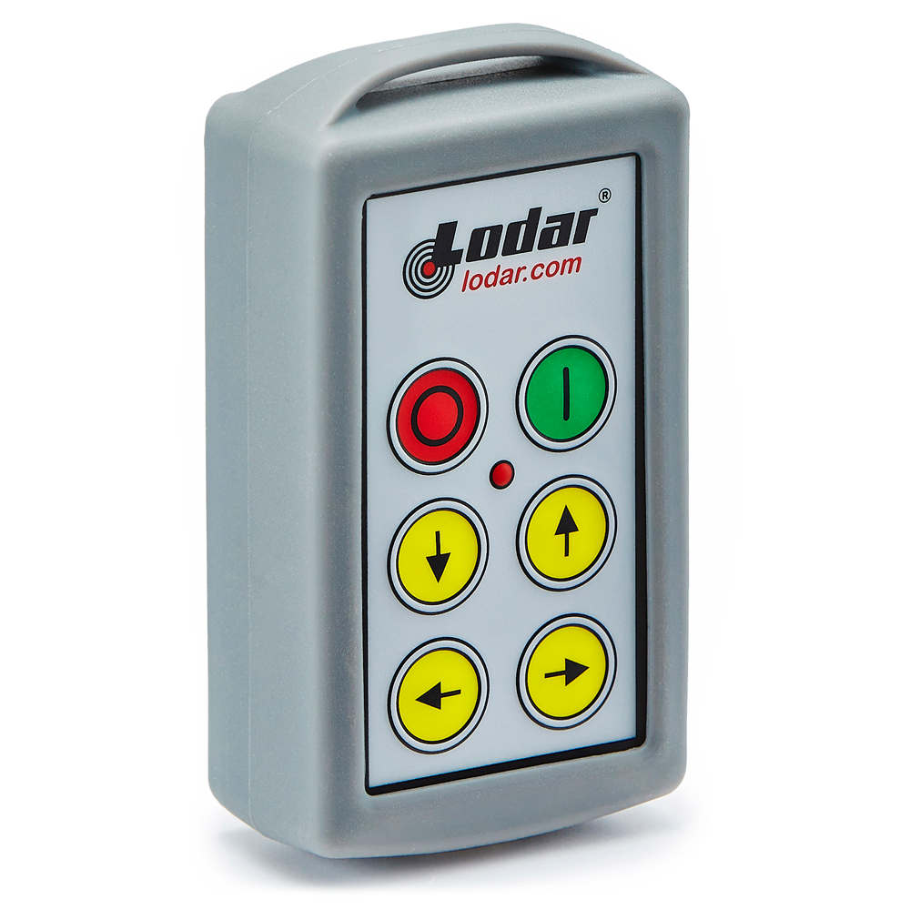 LODAR - ZENDER  4-FUNCTIE 12/24V  + groene knop