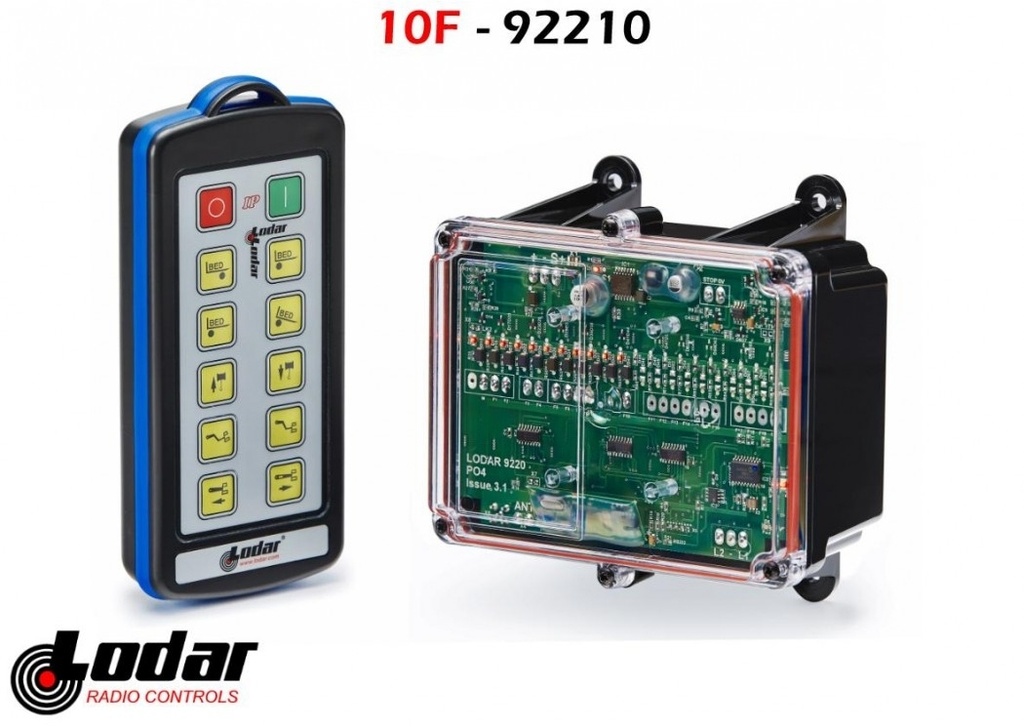 LODAR - RADIO BEDIENING - 10-FUNCTIE - SYSTEM IP SERIE