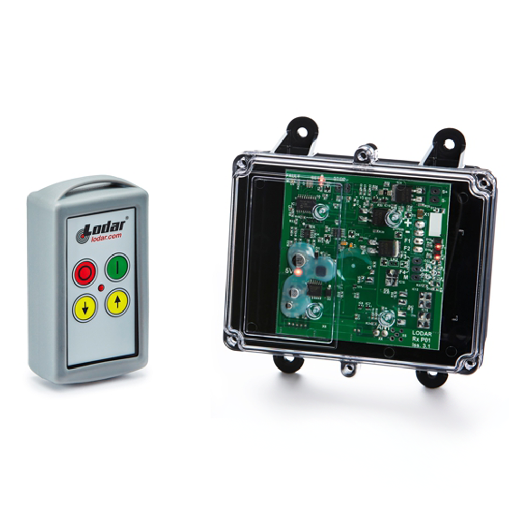 LODAR - RADIO BED. 2-FUNCTIE  EXTERNAL + STOP