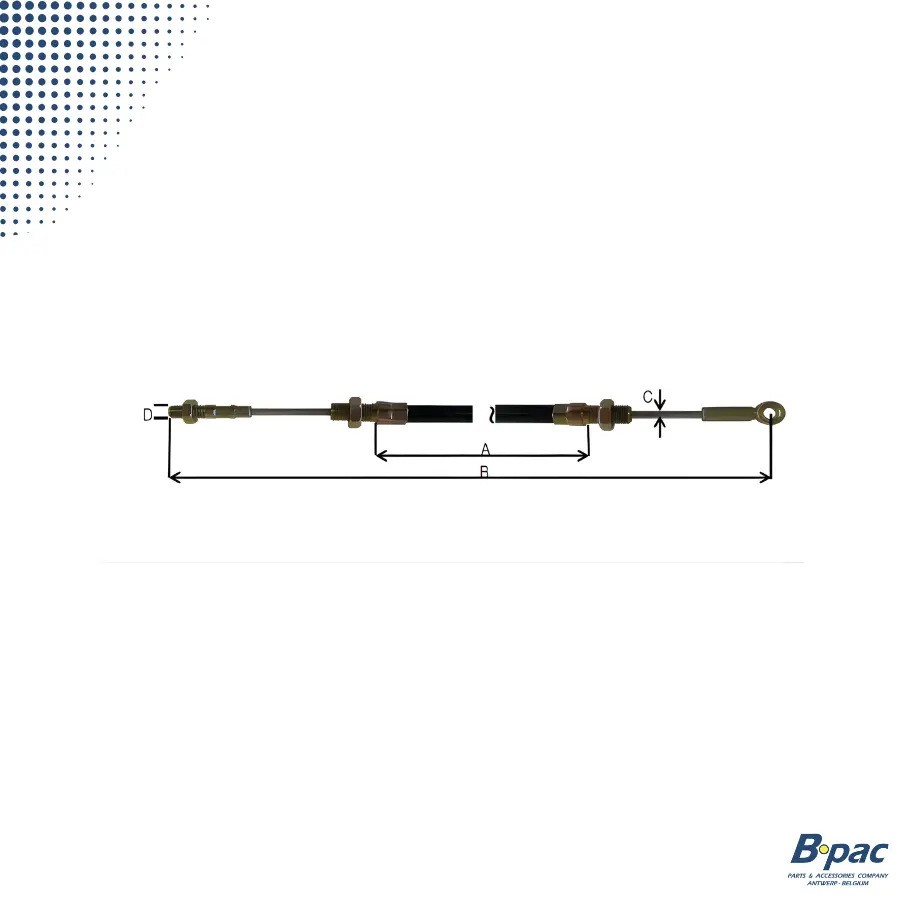 ALKO Remkabel   960/750 mm - M12    V. FA 1.5