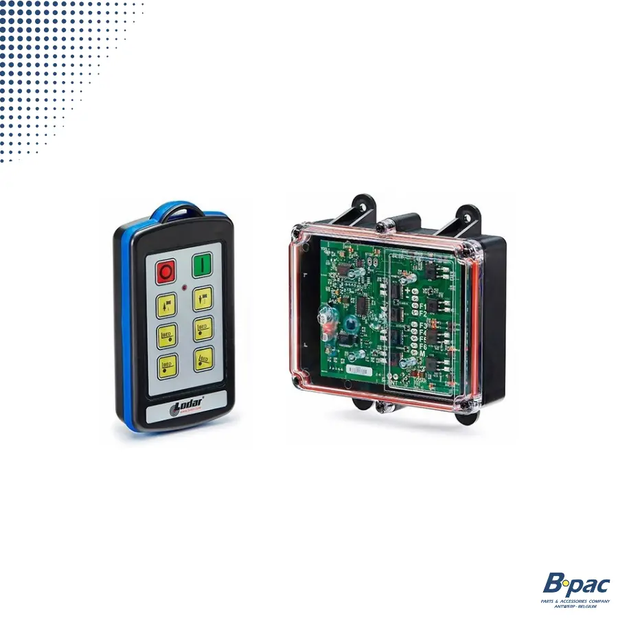 LODAR Radiobediening 2-functies AC RELAY - RX + IPTX - W/B 433 MHz