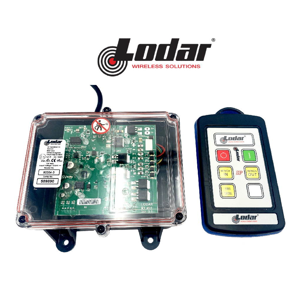 LODAR - RADIO BEDIENING - 4 KANALEN - RX + IPTX - W/B 433 MH