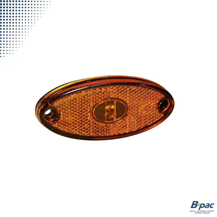 ASPOCK Flatpoint II Zijlicht Oranje LED + 0.5mtr kabel