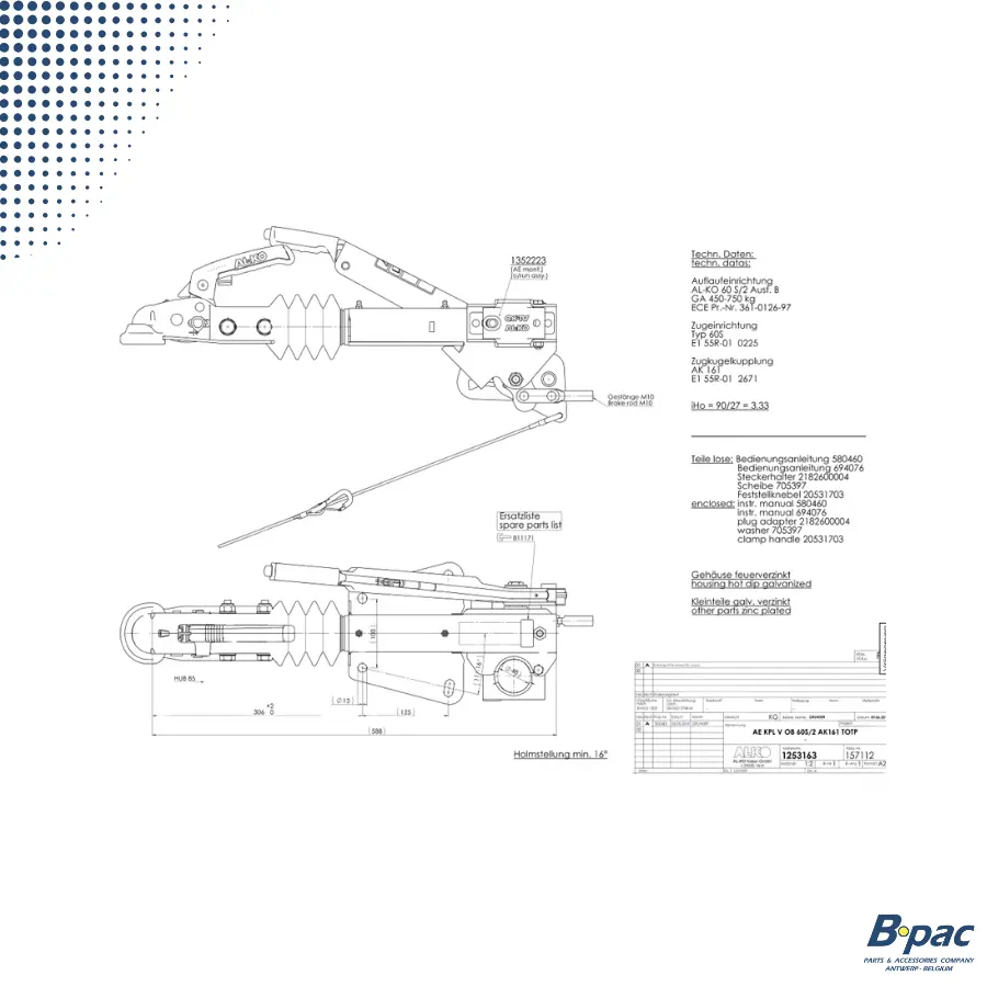 ALKO Oplooprem AK161 TOTP