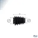 Stofhoes AEV20-35/ABV25.1 #01580 d.60/75 | 6-plooien