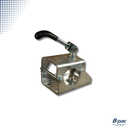 KLEMSTUK  met klaphendel KLE/KK/60   D60