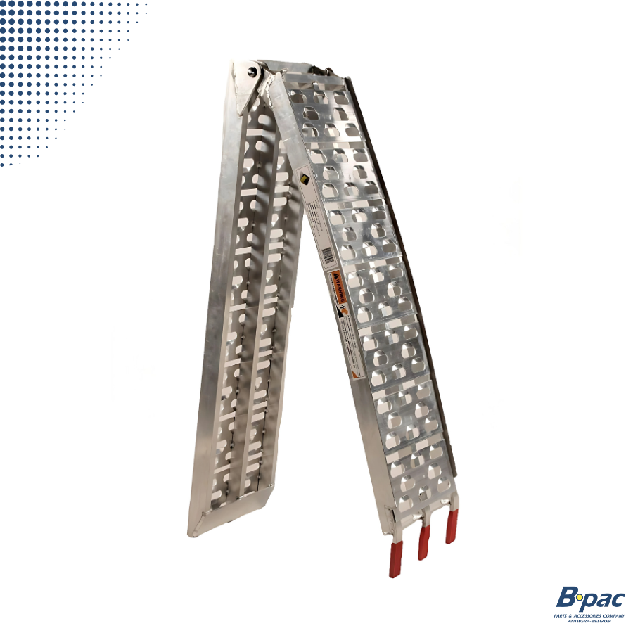 Oprijplaten Alu opvouwbaar 230x29cm 600Kg Set 2 stuks