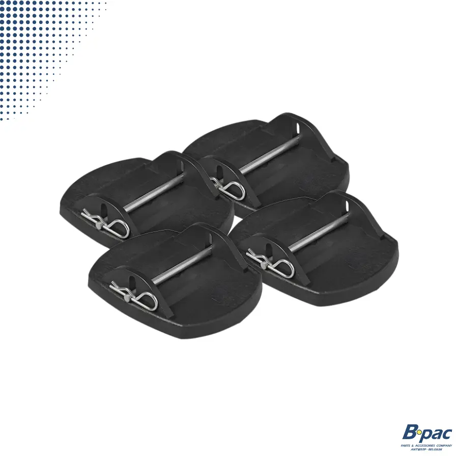 Caravan set stabilisatie onderlegplaat steunpoot 4-stuks