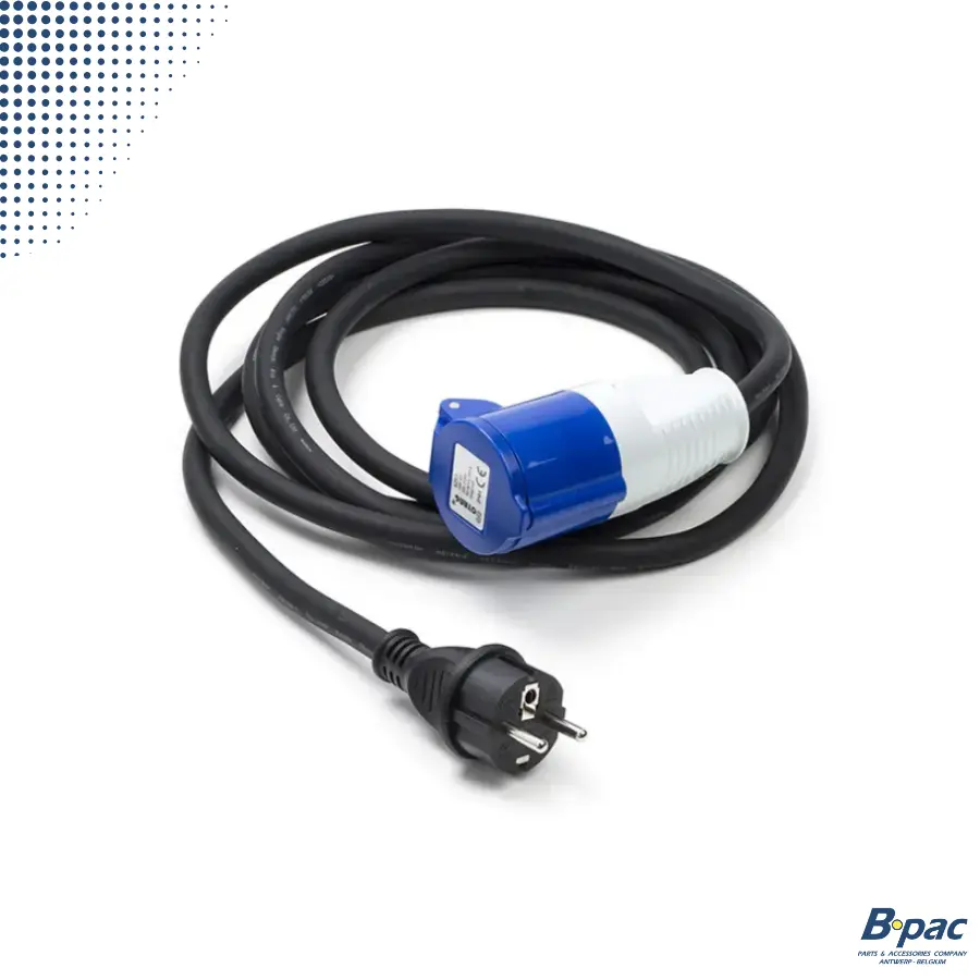 Adaptateur CEE-12pol. fiche 0,5 m 3x2,5 mm²