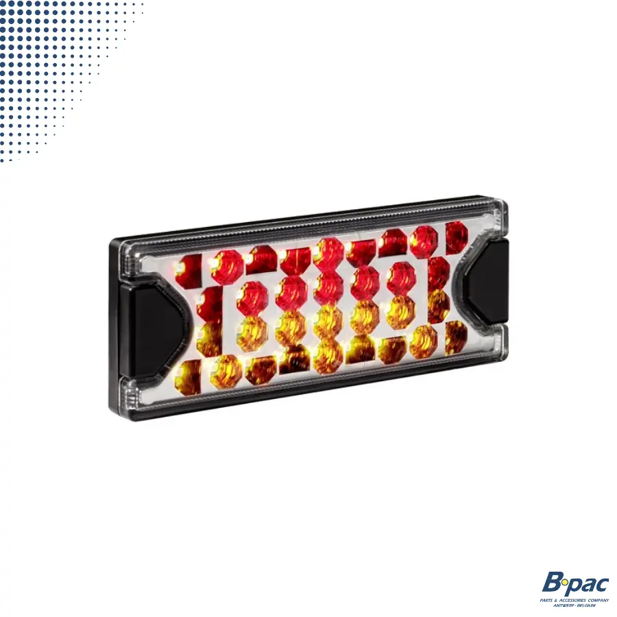 ASPOCK MiniLed II Tail/Brake/Turn Signal Light 12-24V | 0.5m cable | Left + Right