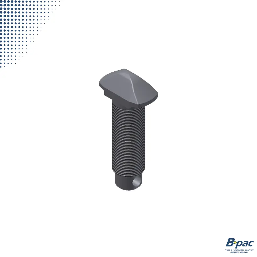 TWISTLOCK Bolt d.52x5x225 Long model (hole 20mm) Knebel-Flip394