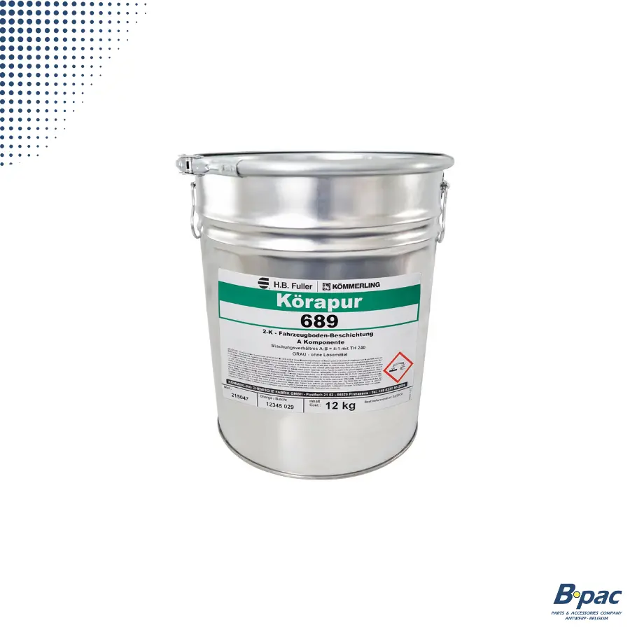 KOMMERLING Körapor Revêtement de sol moulé Alucoat 689 | TH 240 | A + B