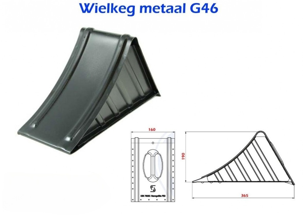 Wielkeg  G 46 DIN76051  3.5T   D=160mm
