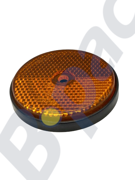 REFLECTOR  ROND  SCHROEF  GEEL  @60