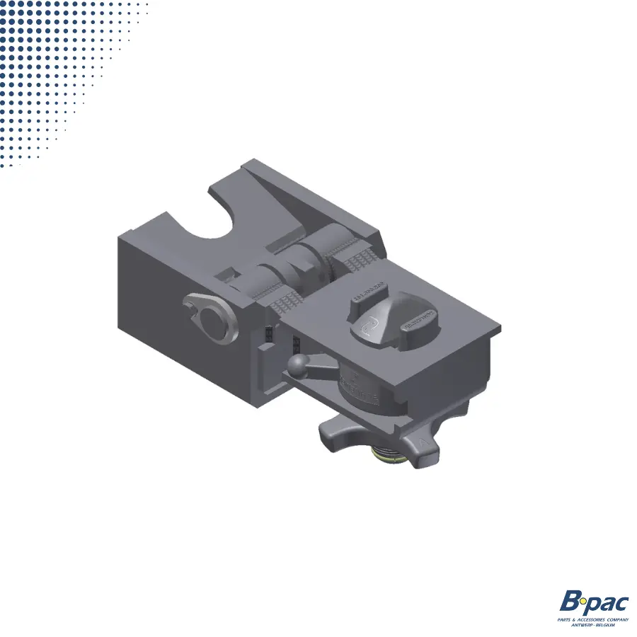 TWISTLOCK Container locking Flip folding front/left -10408* - retractable