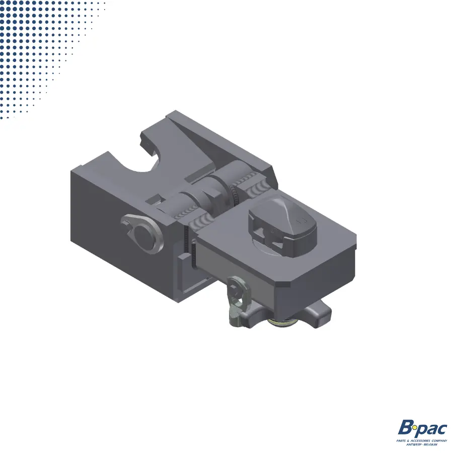 Volant Verrouillage du conteneur Rabattable TWISTLOCK Flip - avant/gauche/conducteur - version fixe