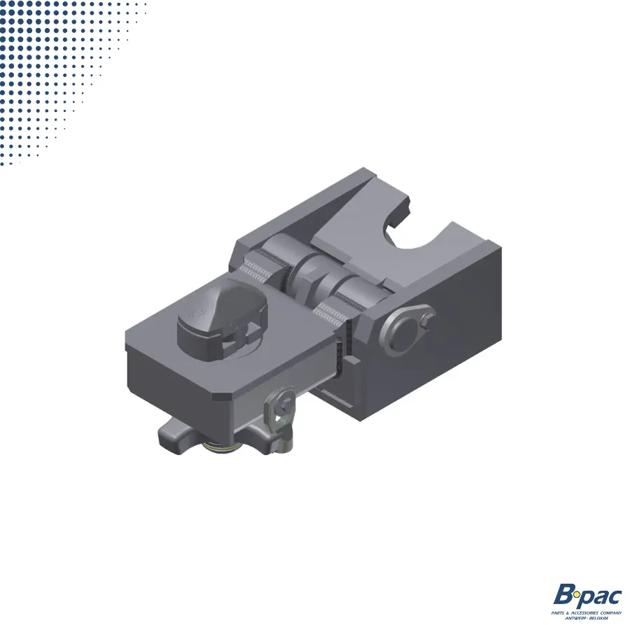 Twistlock Container locking Flip Foldable - front/ri/pass - fixed version