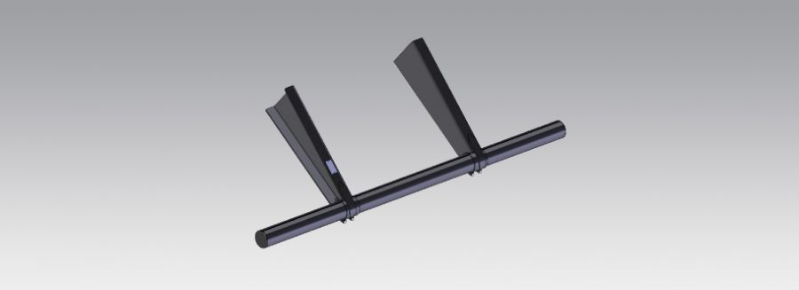 WUF 100 SRK BUMPER - VASTE UITV. - BUIS=2350 MM