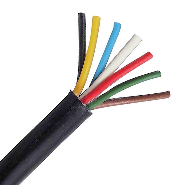 KABEL  7-POLIG x 0,75 - 12 V             PER METER