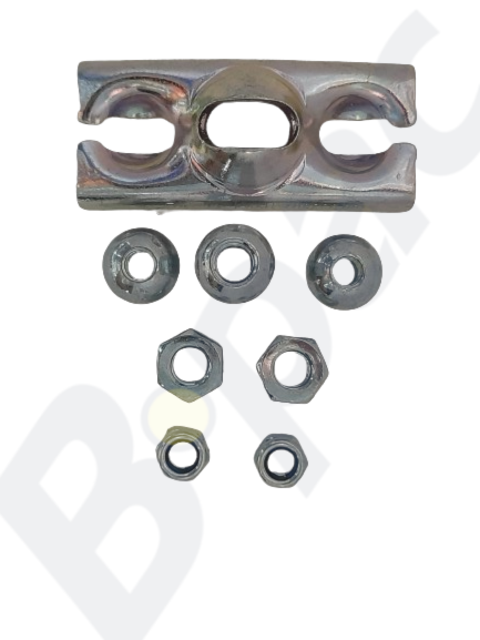 REMSET - BALANSPLAATJE  3-GTS - M8     ENKELAS