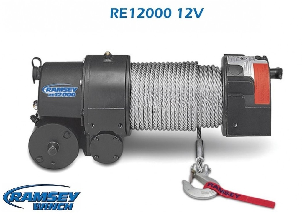 RAMSEY Bumperlier  RE 12000R - 12V - 4.8 HP MOTOR