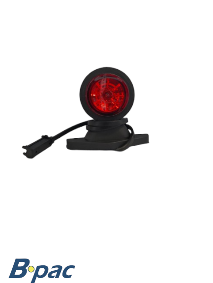 FRISTOM Side Marker Light Red/White LED with Foot and 0.5 Meter Cable