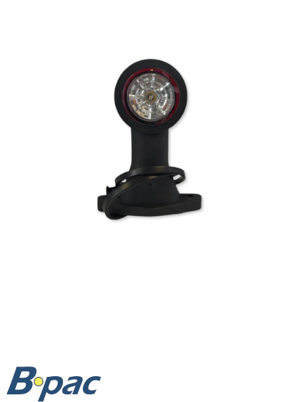 FRISTOM Breedtelicht Rood/Wit LED korte voet + kabel 0.5mtr ( set à 2 stuks )