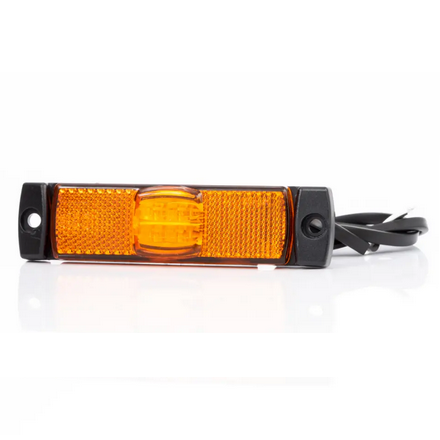 Feu de balisage latéral LED Orange FRISTOM avec câble de 0,50 m