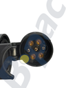 ADAPTOR SUPERKORT 13-POLIG / DOOS --> 7-POLIG / STEKKER