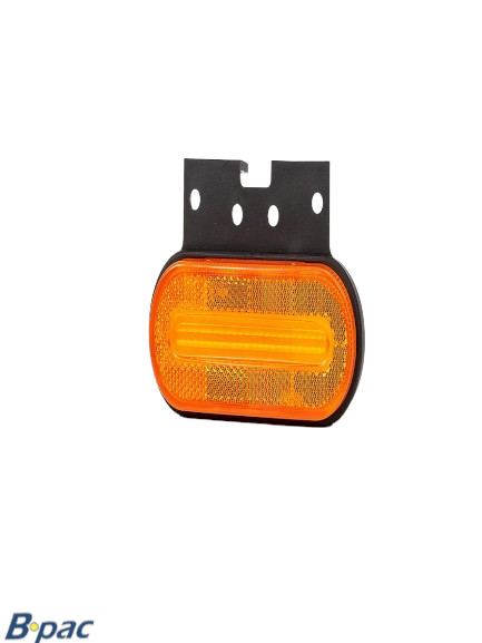LED ZIJMARKERING AMBER - KABEL 0.5M - 12/36V