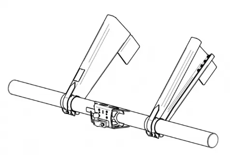 WUF 180 SRK-ZKK - Bumper met kogelkopp. Buis=2350 MM