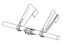 WUF 180 SRK-ZKK - BUMPER MET KOGELKOPP - BUIS=2350 MM