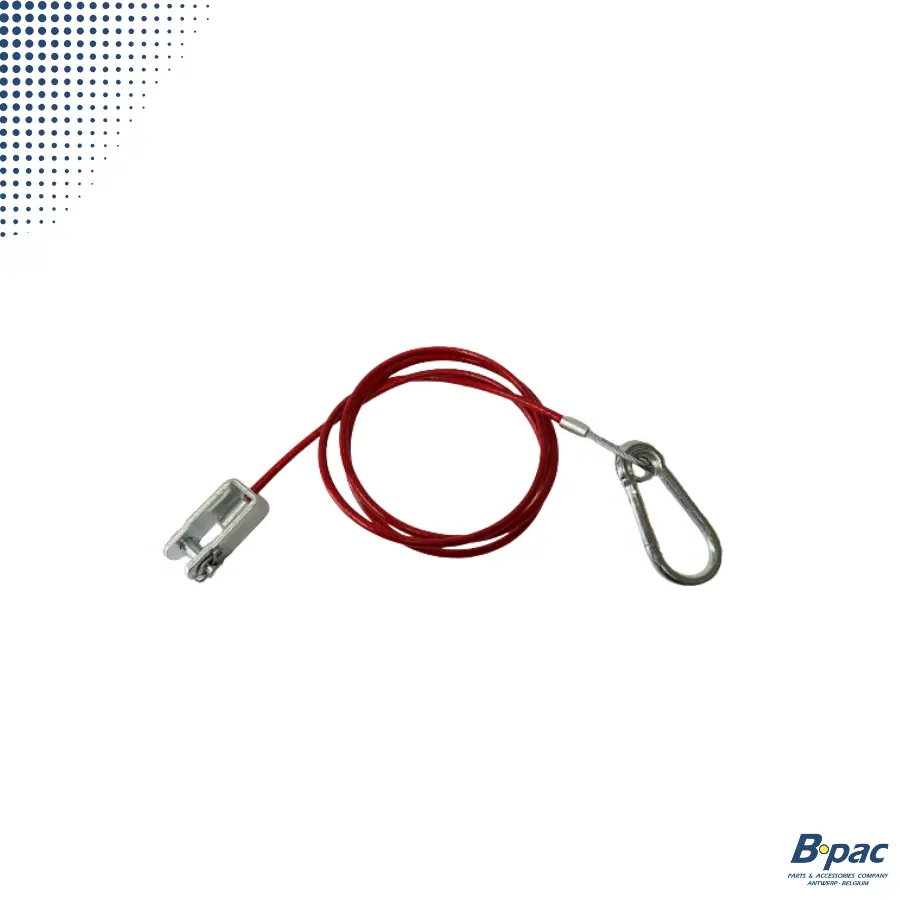 KNOTT Breekkabel 1140mm gaffel/haak | rood