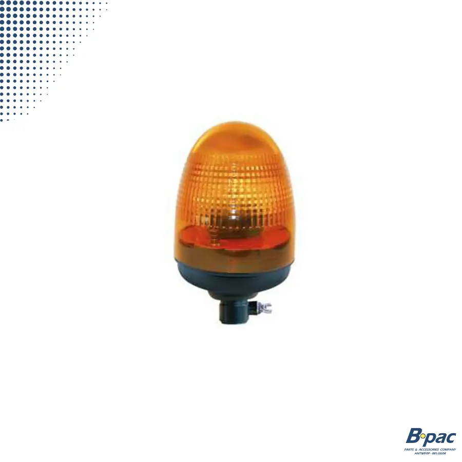 Balise rotative AJBA orange 12 V H1 | fixation sur tige