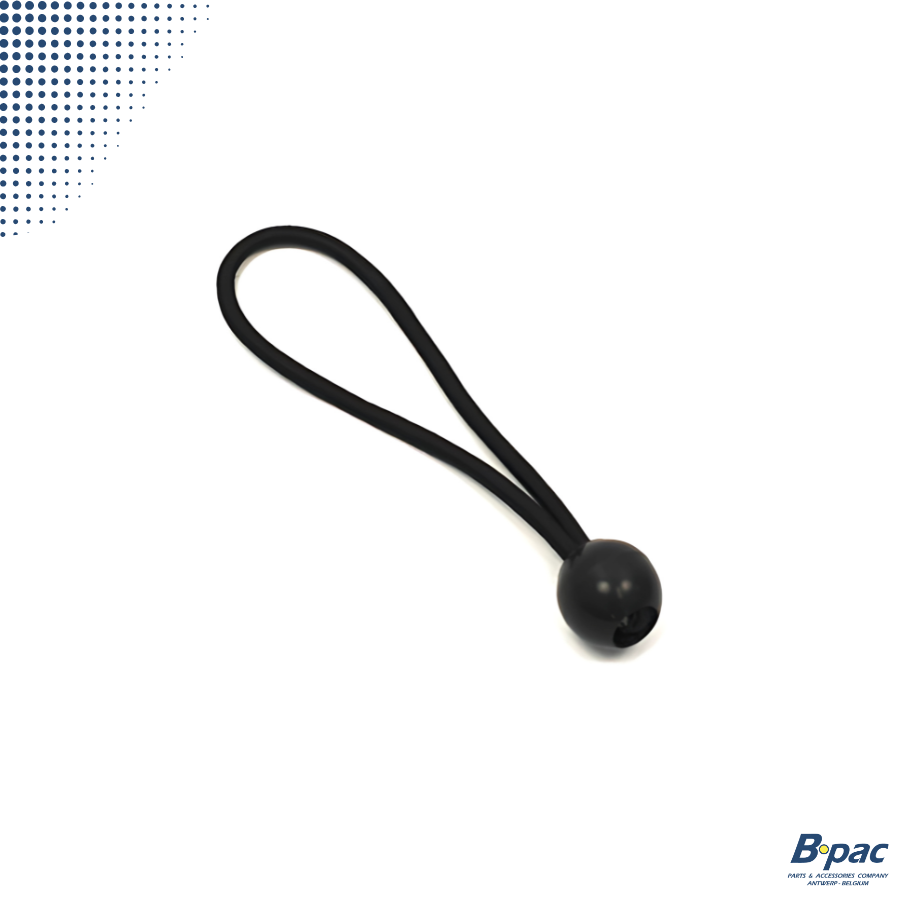 Spanelastiek met bal 25cm  d.6mm