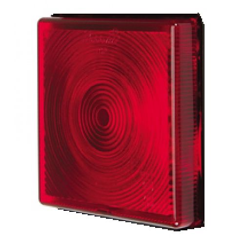 IFOR-WILLIAMS Lens rood vierkant Mistlicht