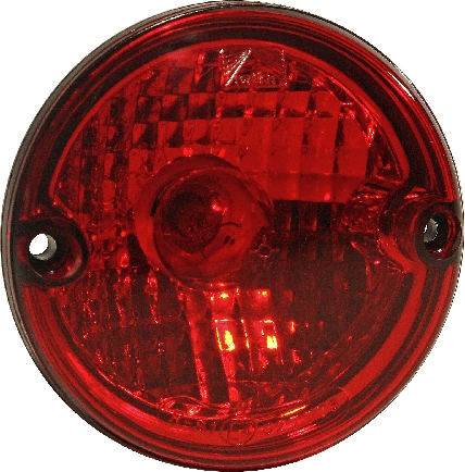 ASPOCK Roundpoint I  Mistlicht Rood 12V  d.95x61mm