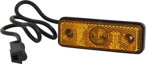 LUCIDITY Zijlicht Oranje LED 0.5mtr PRS 99,6x35x34mm