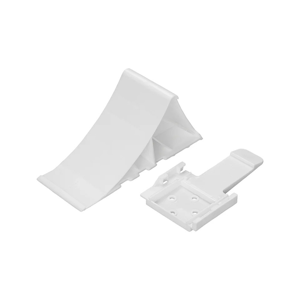 Wielkeg universeel wit kunststof incl. houder