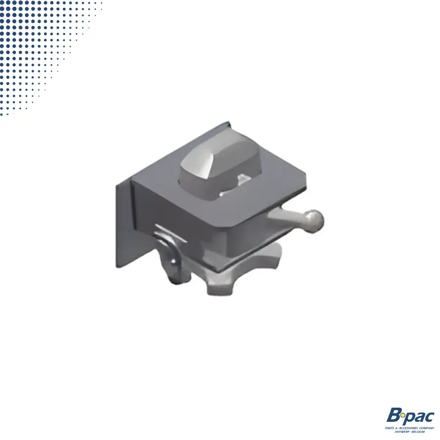 TWISTLOCK Containervergrendeling | 38mm spanbout | 120mm achterplaat