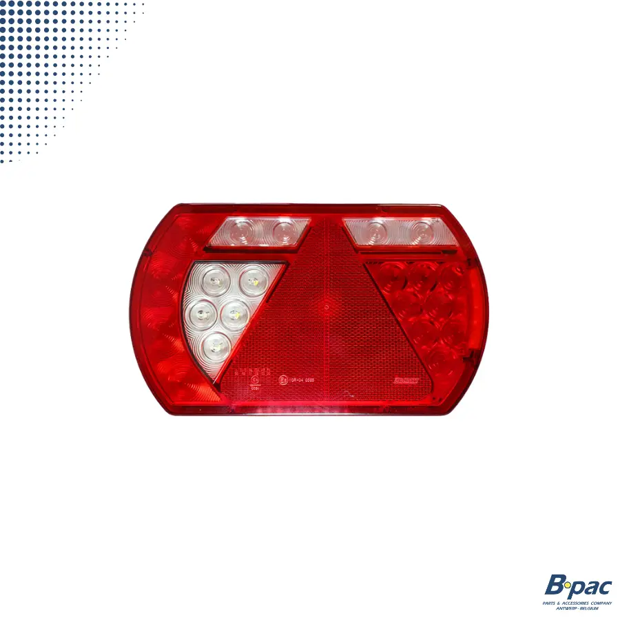 Achterlicht LED | 12v | 7 functie | 6-pin | Links