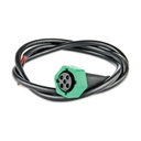 Kabel 1mtr met 5-polige Bajonet Groen