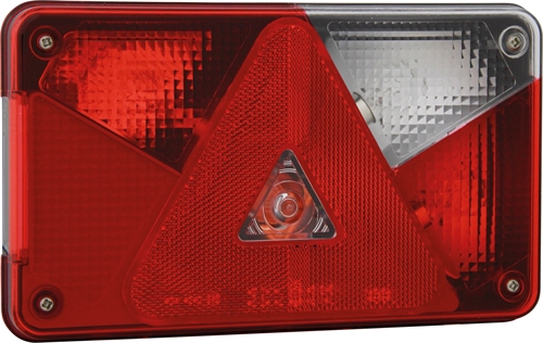 [0614000455] ASPOCK Rear Light Multipoint 5, RE /NSL/KZ/5-pin bayonet - 12V