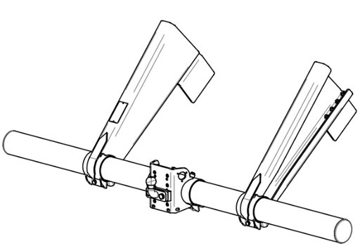 [0703001223] WUF 180 SRK-ZKK - BUMPER MET KOGELKOPP - BUIS=2350 MM