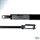 Gasveer 615mm - slag 220mm - 1750N incl. oog Ø 10mm + gaffel M10x40mm