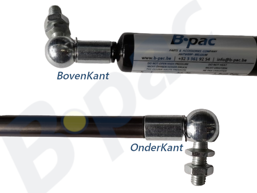 [0637003331] Gasveer 550mm - slag 200mm - 2000N incl. ogen Ø 8mm